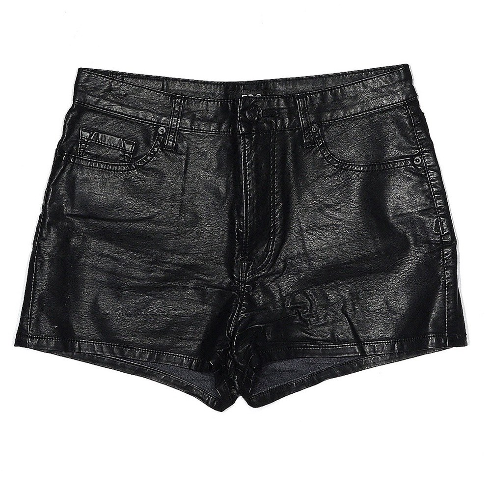 BDG Size 25 Faux Leather High Rise Erin 5 Pocket Shortie Shorts
